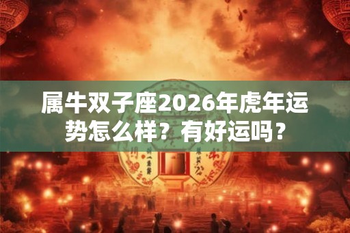 属牛双子座2026年虎年运势怎么样？有好运吗？