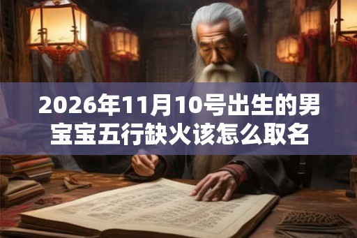 2026年11月10号出生的男宝宝五行缺火该怎么取名