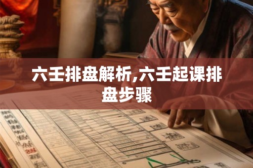 六壬排盘解析,六壬起课排盘步骤