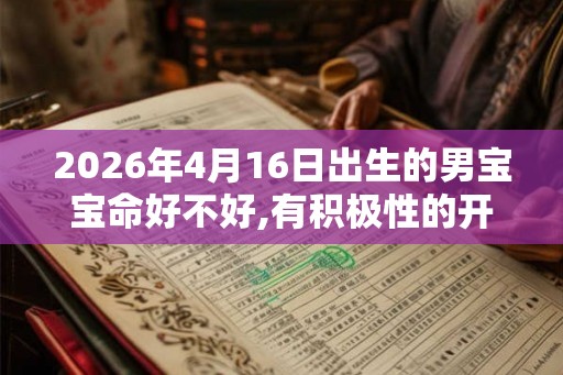 2026年4月16日出生的男宝宝命好不好,有积极性的开拓精神