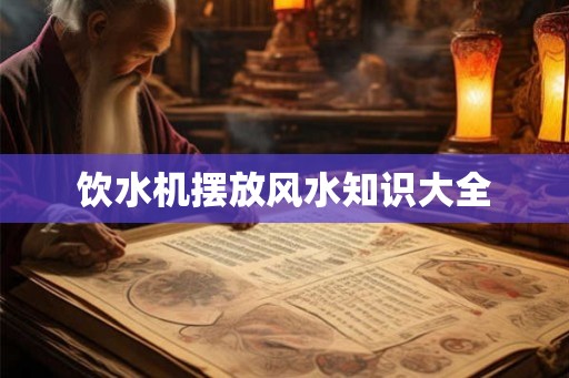 饮水机摆放风水知识大全
