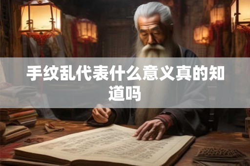 手纹乱代表什么意义真的知道吗