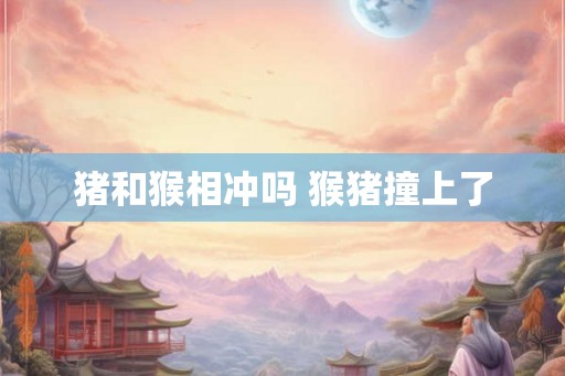 猪和猴相冲吗 猴猪撞上了