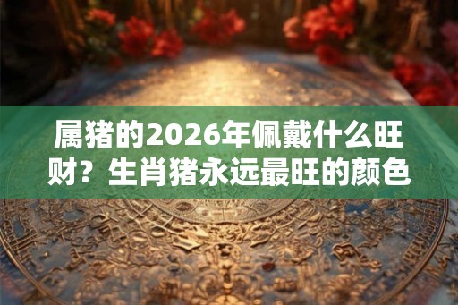属猪的2026年佩戴什么旺财?生肖猪永远最旺的颜色 属猪的2026年佩戴什么旺财?生肖猪永远最旺的颜色