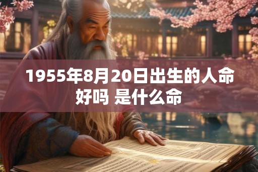 1955年8月20日出生的人命好吗 是什么命