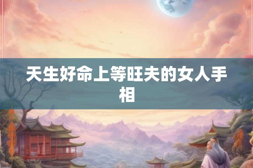 天生好命上等旺夫的女人手相
