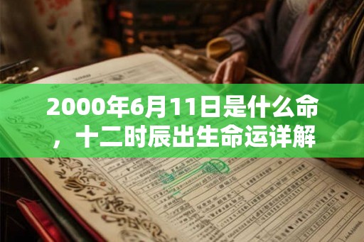 2000年6月11日是什么命,十二时辰出生命运详解 2000年6月11日是什么命,十二时辰出生命运详解