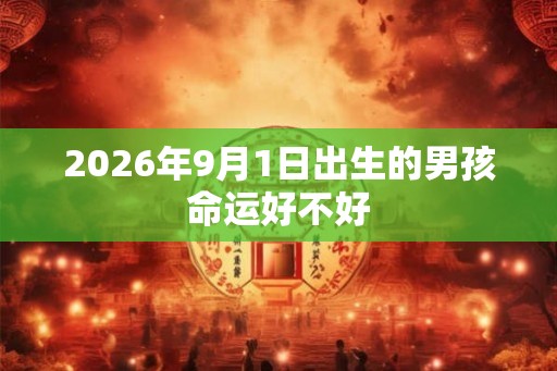 2026年9月1日出生的男孩命运好不好