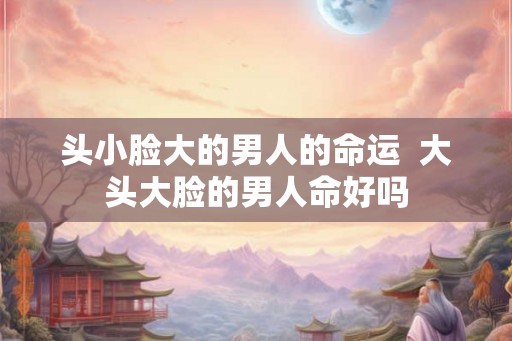 头小脸大的男人的命运  大头大脸的男人命好吗