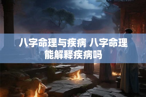 八字命理与疾病 八字命理能解释疾病吗