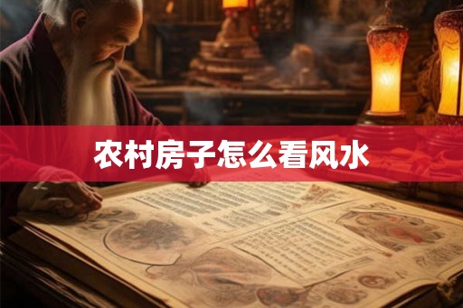 农村房子怎么看风水