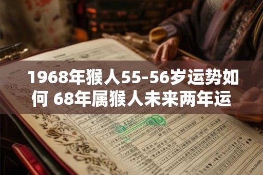 1968年猴人55-56岁运势如何 68年属猴人未来两年运势