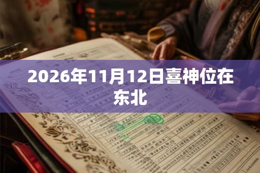 2026年11月12日喜神位在东北
