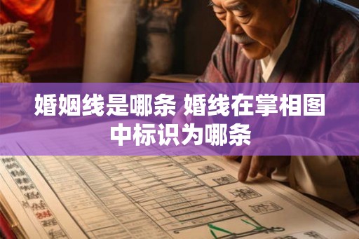 婚姻线是哪条 婚线在掌相图中标识为哪条