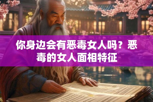 你身边会有恶毒女人吗？恶毒的女人面相特征