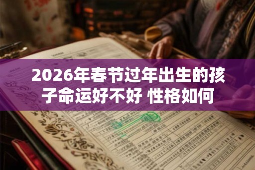 2026年春节过年出生的孩子命运好不好 性格如何