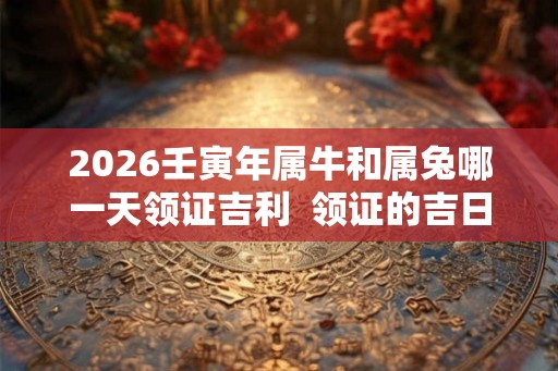 2026壬寅年属牛和属兔哪一天领证吉利  领证的吉日