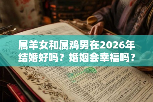 属羊女和属鸡男在2026年结婚好吗？婚姻会幸福吗？