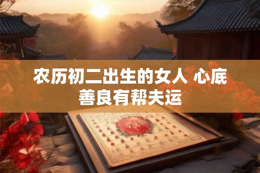 农历初二出生的女人 心底善良有帮夫运