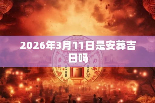 2026年3月11日是安葬吉日吗