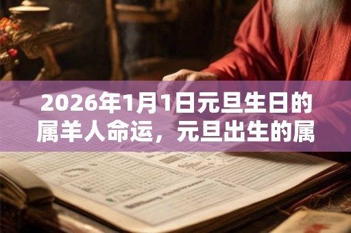 2026年1月1日元旦生日的属羊人命运，元旦出生的属羊人性格如何？
