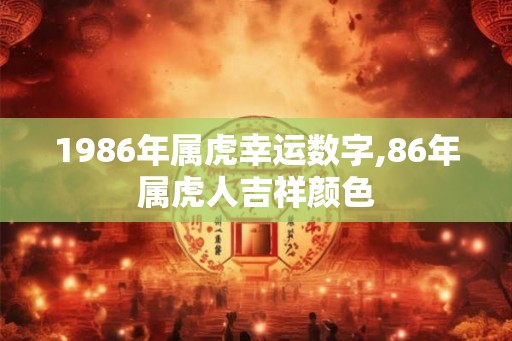 1986年属虎幸运数字,86年属虎人吉祥颜色