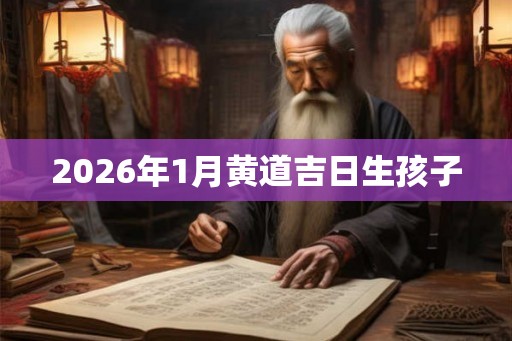 2026年1月黄道吉日生孩子 2026年1月黄道吉日生孩子