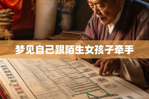 梦见自己跟陌生女孩子牵手