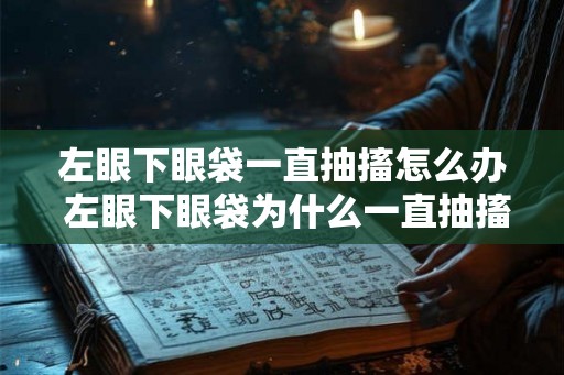 左眼下眼袋一直抽搐怎么办 左眼下眼袋为什么一直抽搐 左眼下眼袋一直抽搐怎么办 左眼下眼袋为什么一直抽搐