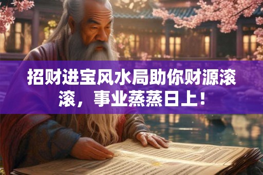 招财进宝风水局助你财源滚滚，事业蒸蒸日上！