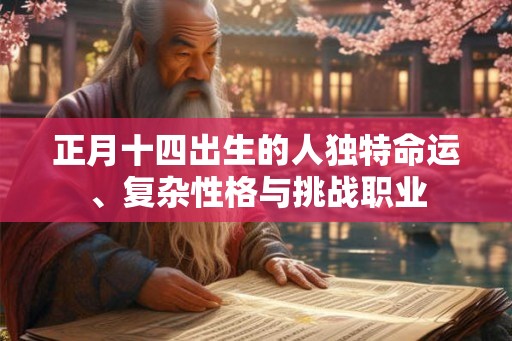 正月十四出生的人独特命运、复杂性格与挑战职业 正月十四出生的人独特命运、复杂性格与挑战职业
