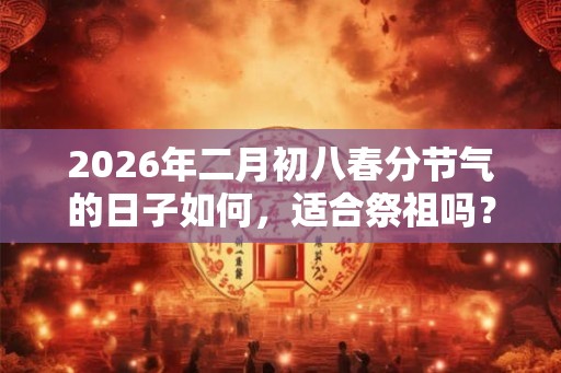 2026年二月初八春分节气的日子如何，适合祭祖吗？