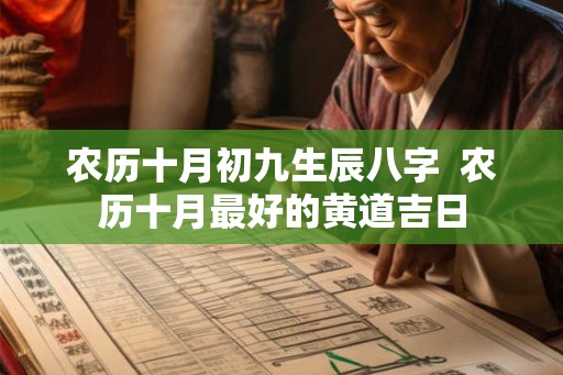 农历十月初九生辰八字  农历十月最好的黄道吉日