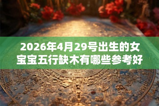 2026年4月29号出生的女宝宝五行缺木有哪些参考好名 2026年4月29号出生的女宝宝五行缺木有哪些参考好名