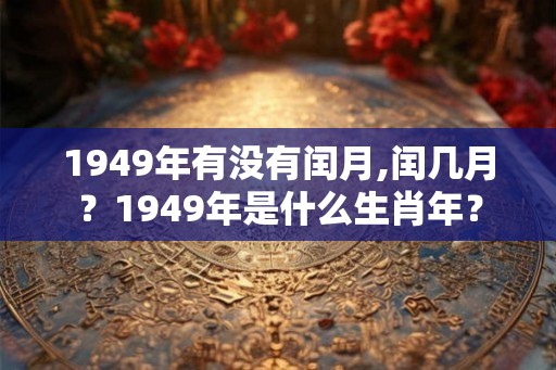 1949年有没有闰月,闰几月？1949年是什么生肖年？