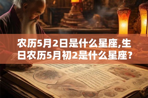 农历5月2日是什么星座,生日农历5月初2是什么星座？