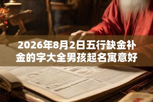 2026年8月2日五行缺金补金的字大全男孩起名寓意好 2026年8月2日五行缺金补金的字大全男孩起名寓意好