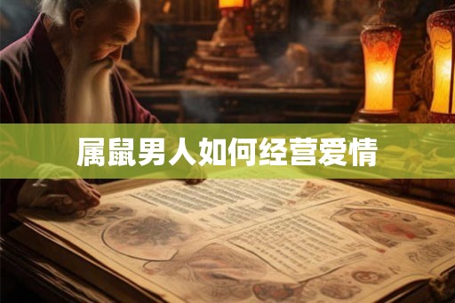属鼠男人如何经营爱情