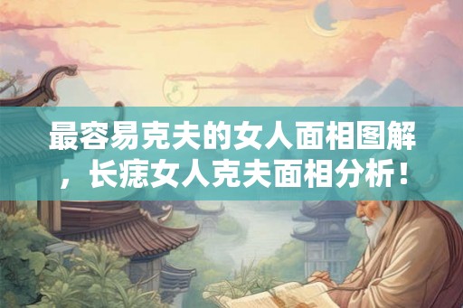 最容易克夫的女人面相图解，长痣女人克夫面相分析！