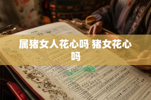 属猪女人花心吗 猪女花心吗 属猪女人花心吗 猪女花心吗