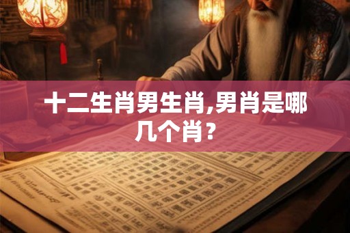 十二生肖男生肖,男肖是哪几个肖？