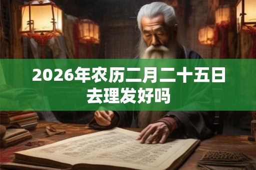 2026年农历二月二十五日去理发好吗 2026年农历二月二十五日去理发好吗