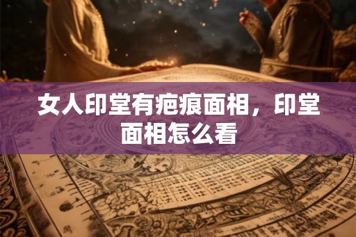 女人印堂有疤痕面相,印堂面相怎么看 女人印堂有疤痕面相,印堂面相怎么看
