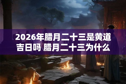 2026年腊月二十三是黄道吉日吗 腊月二十三为什么叫小年