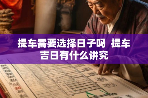 提车需要选择日子吗 提车吉日有什么讲究 提车需要选择日子吗 提车吉日有什么讲究
