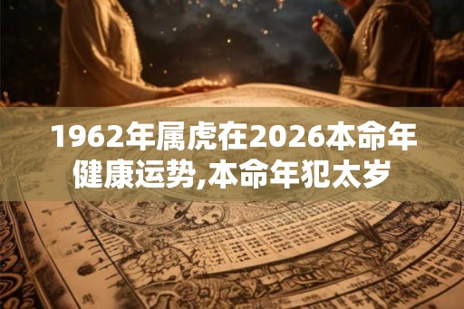 1962年属虎在2026本命年健康运势,本命年犯太岁