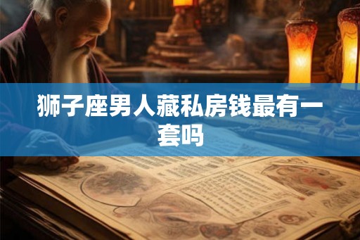 狮子座男人藏私房钱最有一套吗
