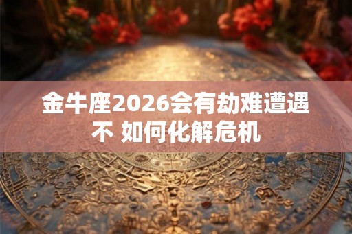 金牛座2026会有劫难遭遇不 如何化解危机