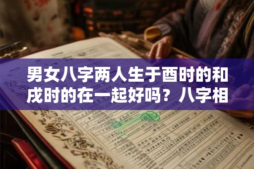 男女八字两人生于酉时的和戌时的在一起好吗？八字相克？