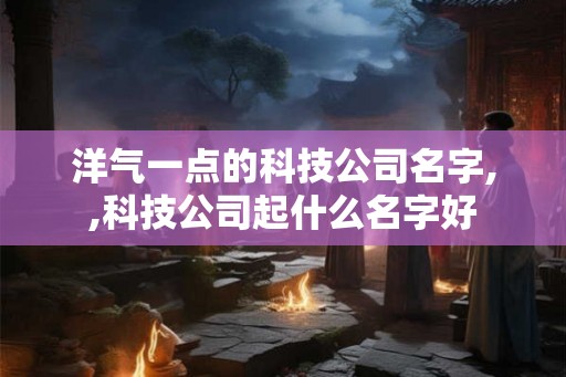 洋气一点的科技公司名字,,科技公司起什么名字好